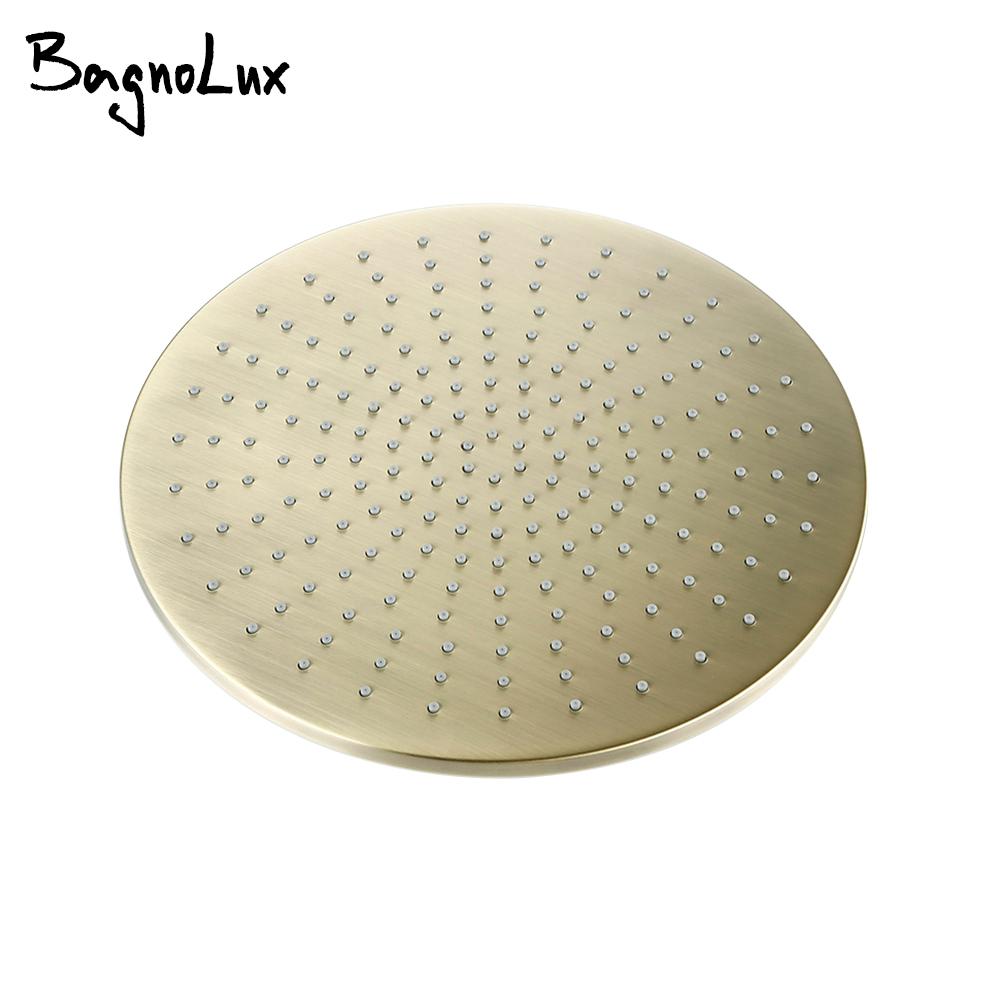 Настенная душевая головка Rian, только латунь, черный хром, матовый, розовое золото, душевая кабина, ванная комната, без кронштейна