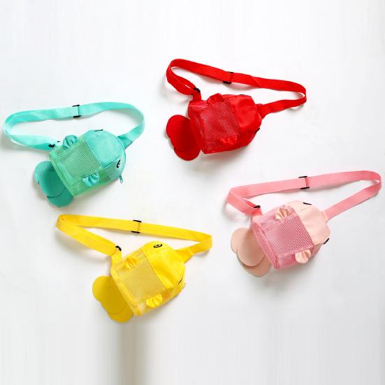 Цветная сетчатая пляжная сумка с регулируемыми плечевыми ремнями, застежка-молния, водонепроницаемая сумка из ракушек, сумка для хранения пляжных игрушек