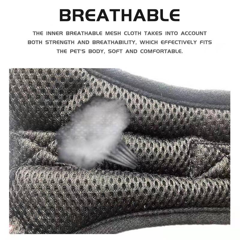 Шлейка для собак, светоотражающая, регулируемая, для домашних животных, без рывков, для обучения ходьбе, для маленьких, средних и больших собак, нагрудный ремень, аксессуары для домашних животных