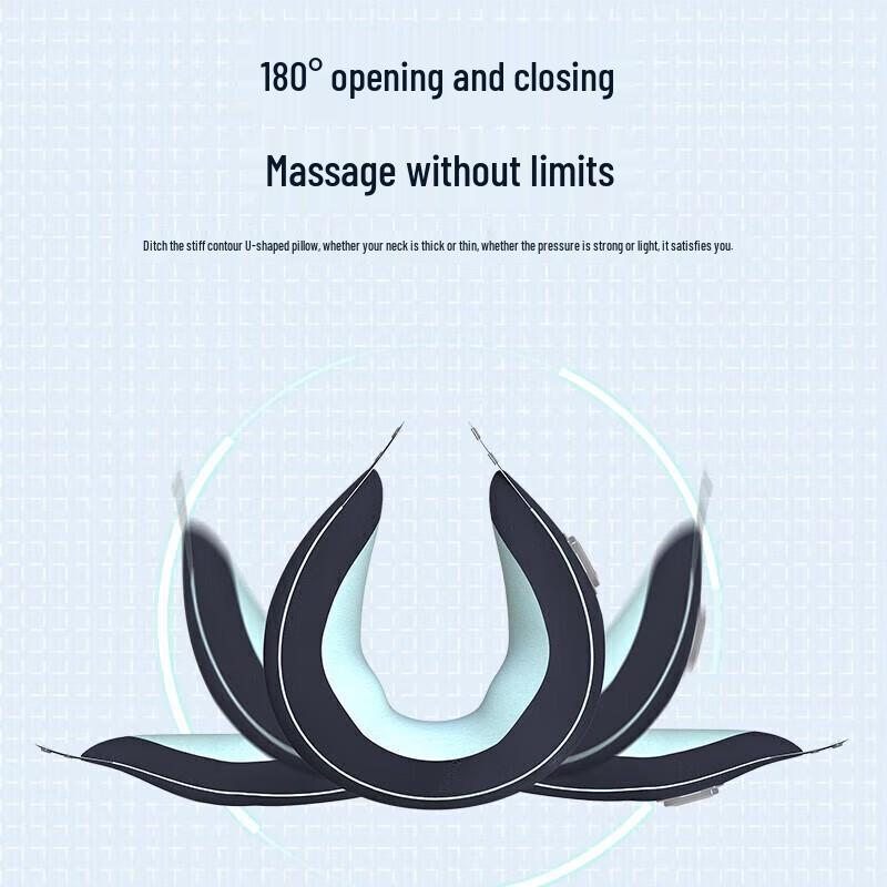 HEZHENG Portable U-shaped Neck Massager with Kneading