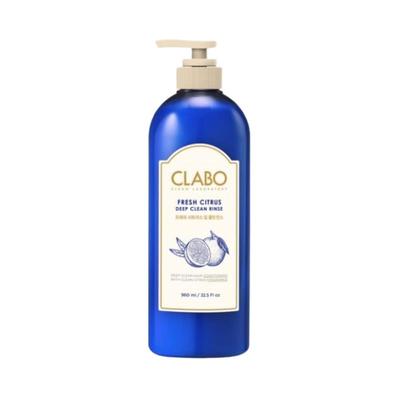 CLABO Fresh Citrus Deep Clean Rinse Голубой Лимон 960мл | Охлаждающий и Освежающий Цитрусовый Кондиционер для Кожи Головы | Сбалансированный pH Уход за Гладкими Волосами