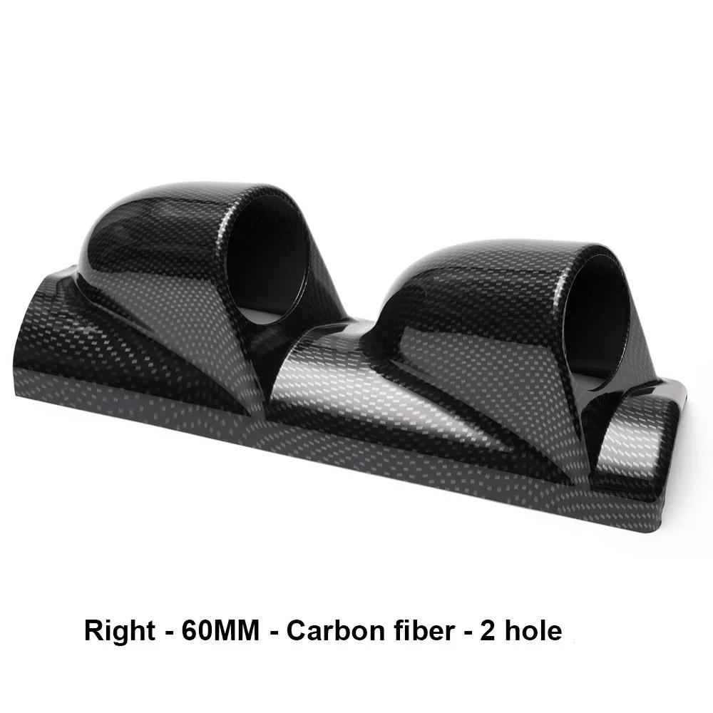 Black Single/Double /Triple Left/Right Hand Drive Car Meters Holder 60mm A-Pillar Gauge Pod 2" 52mm Car Gauge Pod Universal