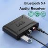 Bluetooth 5.4 Аудиоприемник Беспроводной U-диск RCA 3,5 мм AUX USB Стерео Музыкальный Адаптер с Микрофоном Для Автокомплекта Усилителя Проводной Колонки