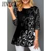 Women's Fashion Casual Summer  O-Neck Blouses & Shirts