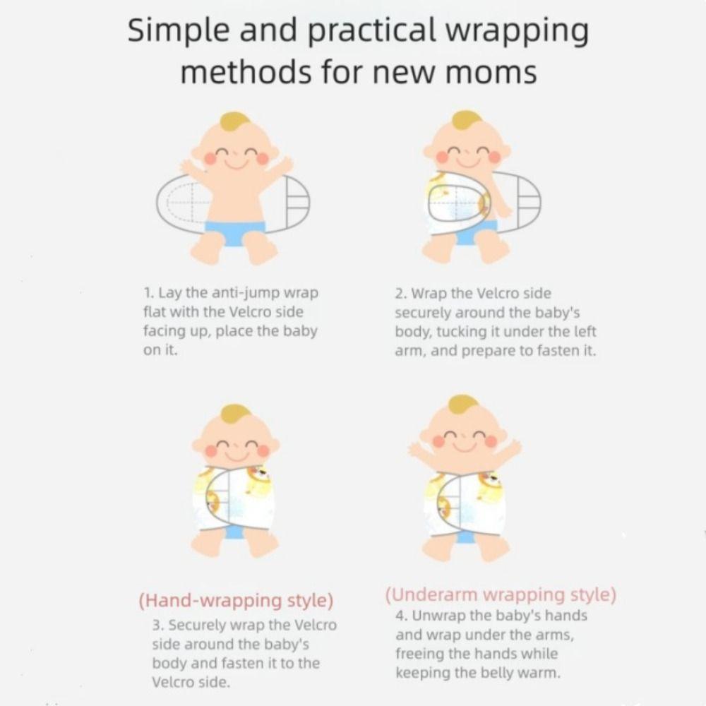 Хлопковый конверт для новорожденного от испуга, удобный конверт для сна для новорожденного