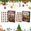 Kids Christmas Countdown Toy 2026 Highland Cow Advent Calendar, 24-Day Acrylic Ornament Set with Surprise Gift Boxes Mini Figures, Tree Hanging Decor,