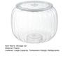 Банка для хранения с герметичной крышкой, большая емкость, пищевой класс, без BPA, прозрачный дизайн, пыленепроницаемый контейнер для зерна и риса