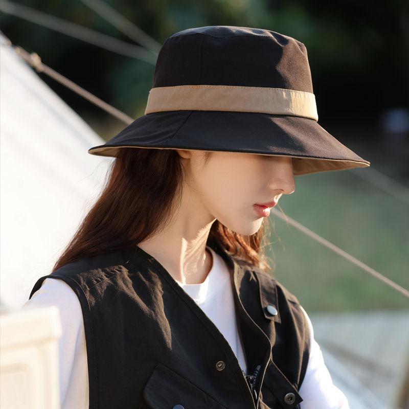 Новая летняя шляпа женская шляпа-ведро для путешествий на открытом воздухе солнцезащитная шляпа