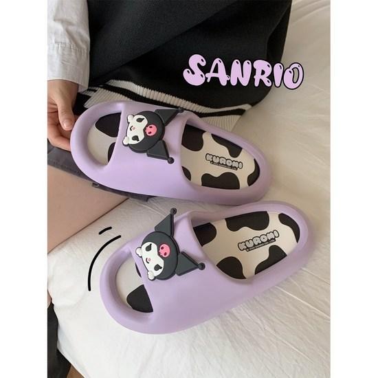 Sanrio Sanimo Roll Kuromi My Melody Cushion EVA Slippers Indoor Shoes Danae, a Popular Character In Korea