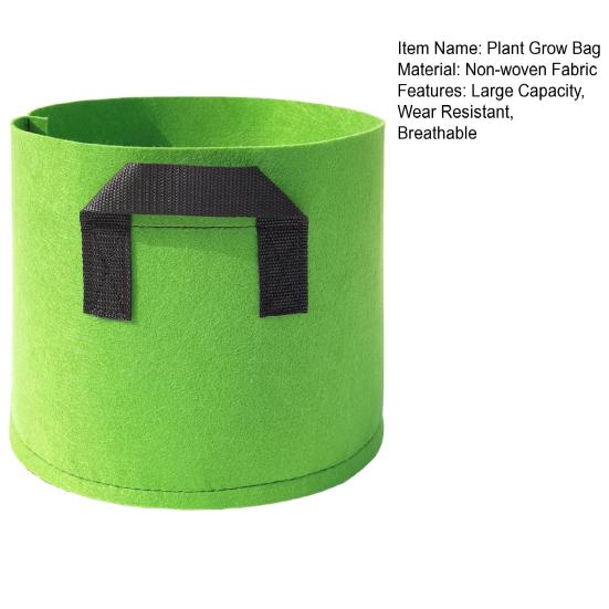 Сумка для выращивания растений на галлон с ручками, нетканая ткань, сумка для выращивания овощей на ферме, дома, садовые принадлежности