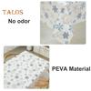 Christmas Tablecloth Disposable Waterproof Snowflake Pattern Table Cover for Festive Holiday Party Decoration