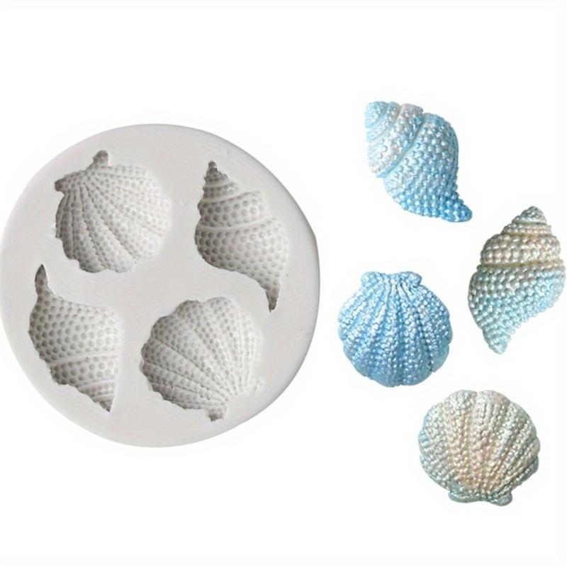 1PCS Shell Conch Fondant Cake Silicone Mold Ocean Series DIY Chocolate Candy Baking Tools