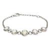 Les Trésors De Lily [I2630] - Silver Bracelet 'Goddess Opal' Silver White (rhodium-plated) - 10 Mm