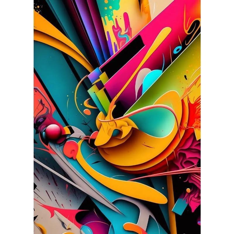 Nordic Abstract Geometric Canvas Prints Modern Aesthetic Wall Art for Living Room Gallery Decor