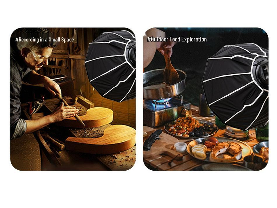 Yingbang CL-80Bi Tri-Color Handheld Fill Light for Streamers & Outdoor Photography