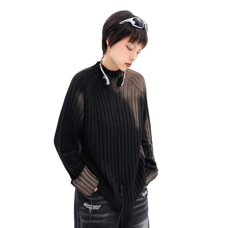 High Street Paint Graffiti Old Slim Fit вязаные свитера Ins Lazy Style вязаный свитер 2024 новые модные топы пуловеры
