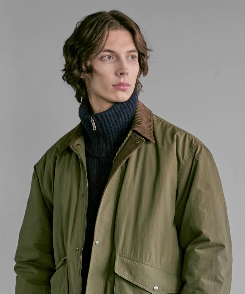 Куртка Heritage Barbour с вельветовым воротником_Хаки