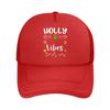 Holly Vibes Christmas Decor With Tree Gifts Lights  Mesh Baseball Cap Hip Hop