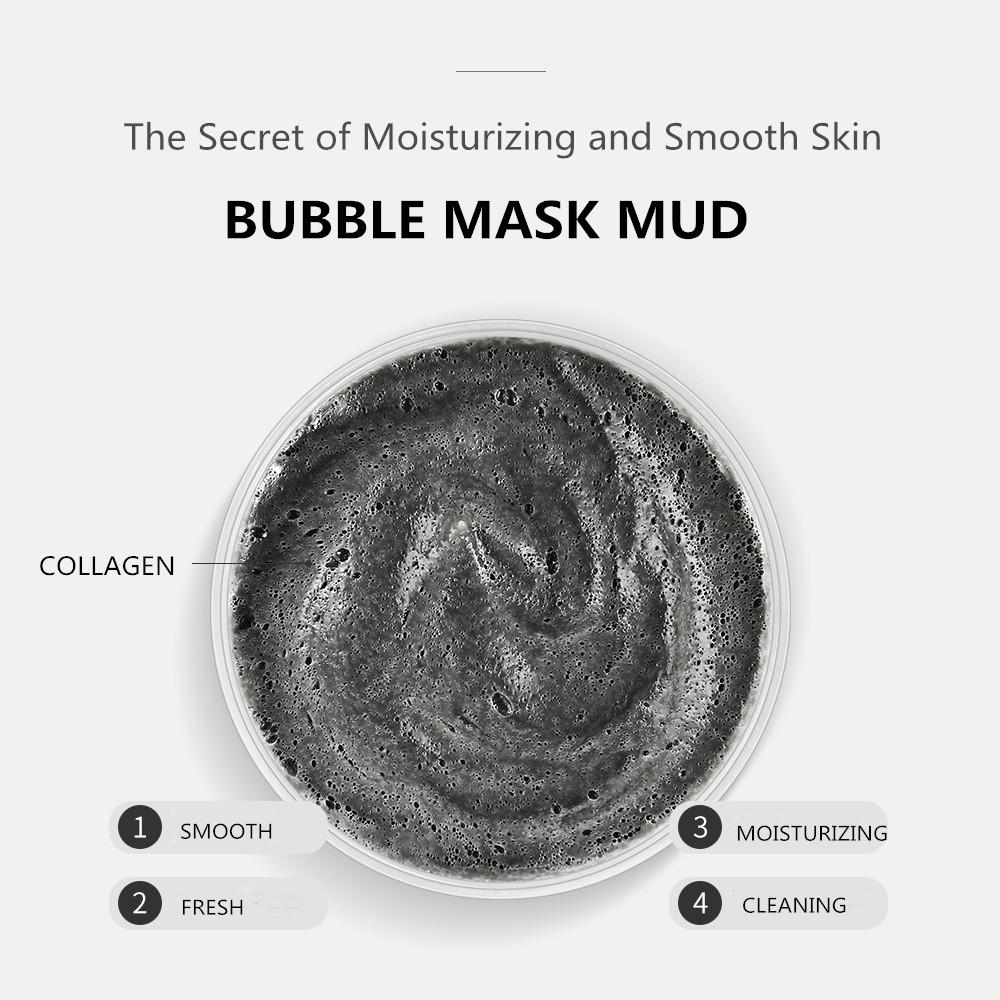 SENANA Коллагеновая пузырьковая маска, грязевая увлажняющая увлажняющая маска для лица