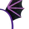Gothics Sequins Bat Hairband for Adult Kids Cosplay Party Costume Day of the Death Bat Headpiece Halloween Accessories