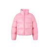 Originals Short Down Puffer Jacket Three Stripe Logo Sports Long Sleeve Bread Down Jacket Women Jacket Light-Pink JE6040