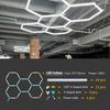 Светодиодные шестиугольные сотовые светильники для гаража автомобиля DIY-форма настраиваемая детализация кабельные аксессуары AC85-265V освещение ремонт парикмахерская