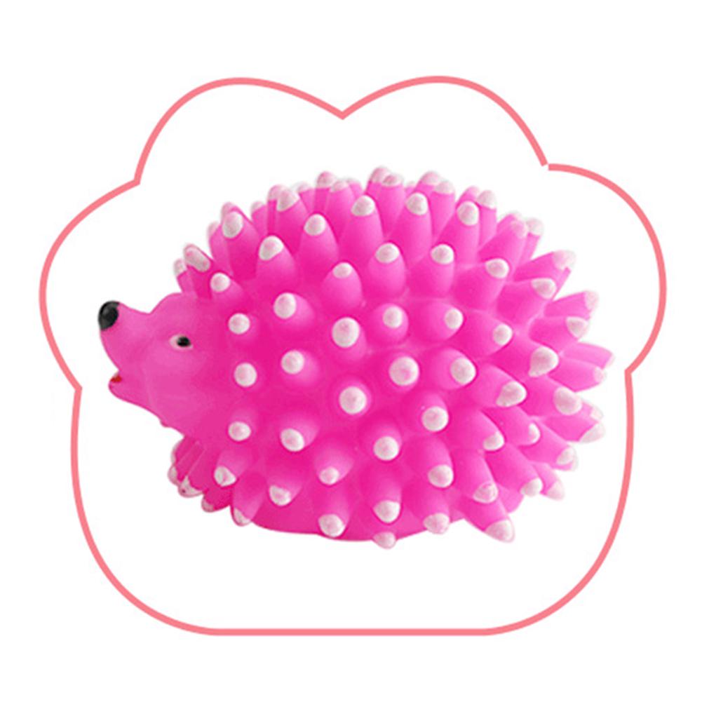 Pet Chew Puppy Hedgehog Play Интерактивная скрипучая игрушка в форме собаки с царапинами