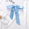 2024 Spring/Summer Women's Silk Scarf Headband: Thin, Narrow, Solid Color Ribbon for Ponytail, Bag, or Bow Tie Use