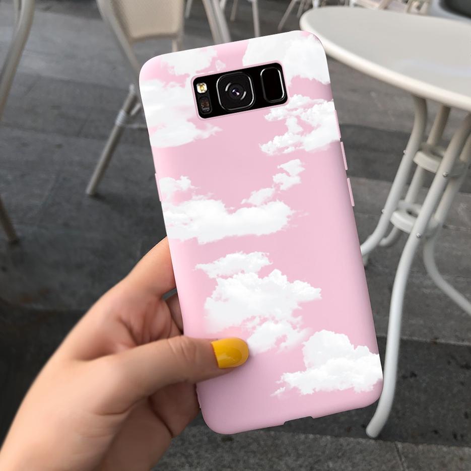 Чехол для Samsung Galaxy S8 Чехол Galaxy S8+ Стильный Подсолнух Красивые Девушки Чехол Для Samsung S8 Plus GalaxyS8 S8+ Мягкие Сумки Чехол