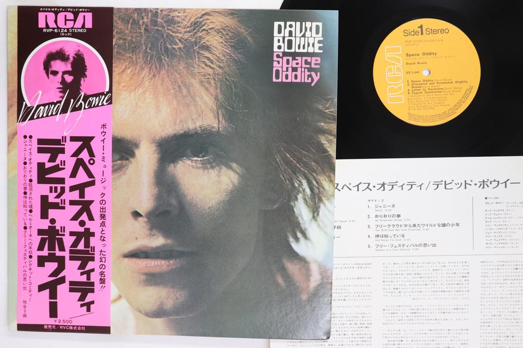 Виниловая пластинка DAVID BOWIE Space Oddity RVP6124 RCA 1976 Япония Obi Рок Б/у