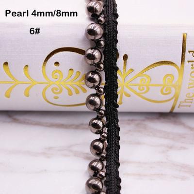 Аппликация Ткань Свадебное Платье Одежда Швейная Ткань Кружевная Отделка Ручная Вышивка Жемчуг Жемчужная Тесьма Кружевная Лента Расшитая Бисером Кружевная Лента