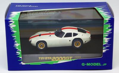 Q Модель Toyota 2000GT 1966 Japan GP Хосоя Практическая Спецификация Красная Полоса Готовое Изделие 1/43