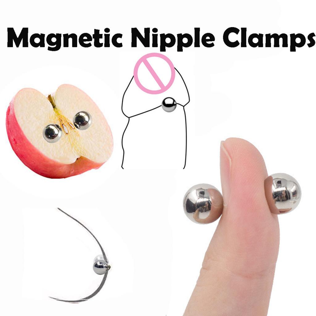 Магнитные зажимы для сосков Орбы Стимулятор влагалища клитора СМ Рабство Бондаж Взрослые Игры Дилдо Зажим для бюстгальтера Секс-игрушка Женщины Пары
