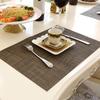 NO.HS Dining Table Mat Heat Insulation Non-slip Stripe Pad Waterproof Placemat Heat Resistant Mat