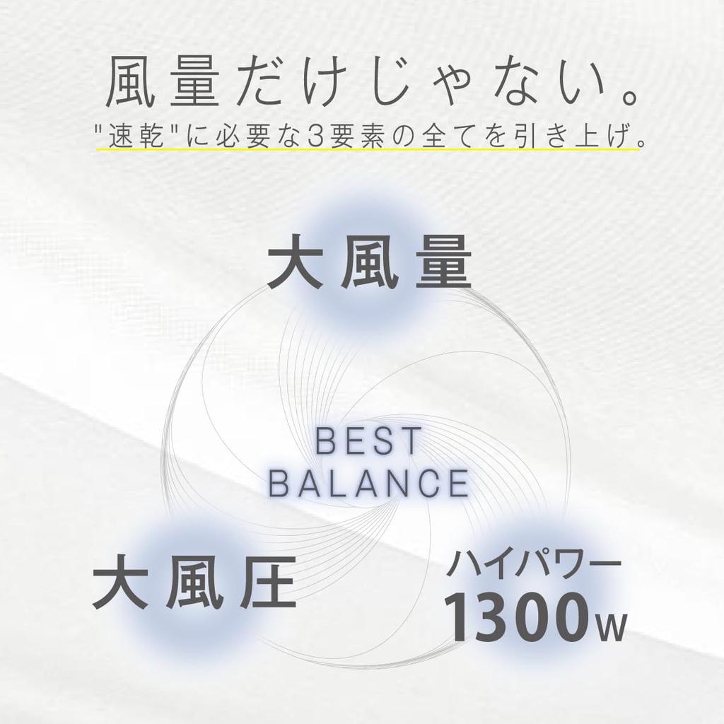 Tescom Hair Dryer Protect Ion Foldable Large Air Volume Quick Drying Lightweight Easy Plug Speedom Black TID2400B-K