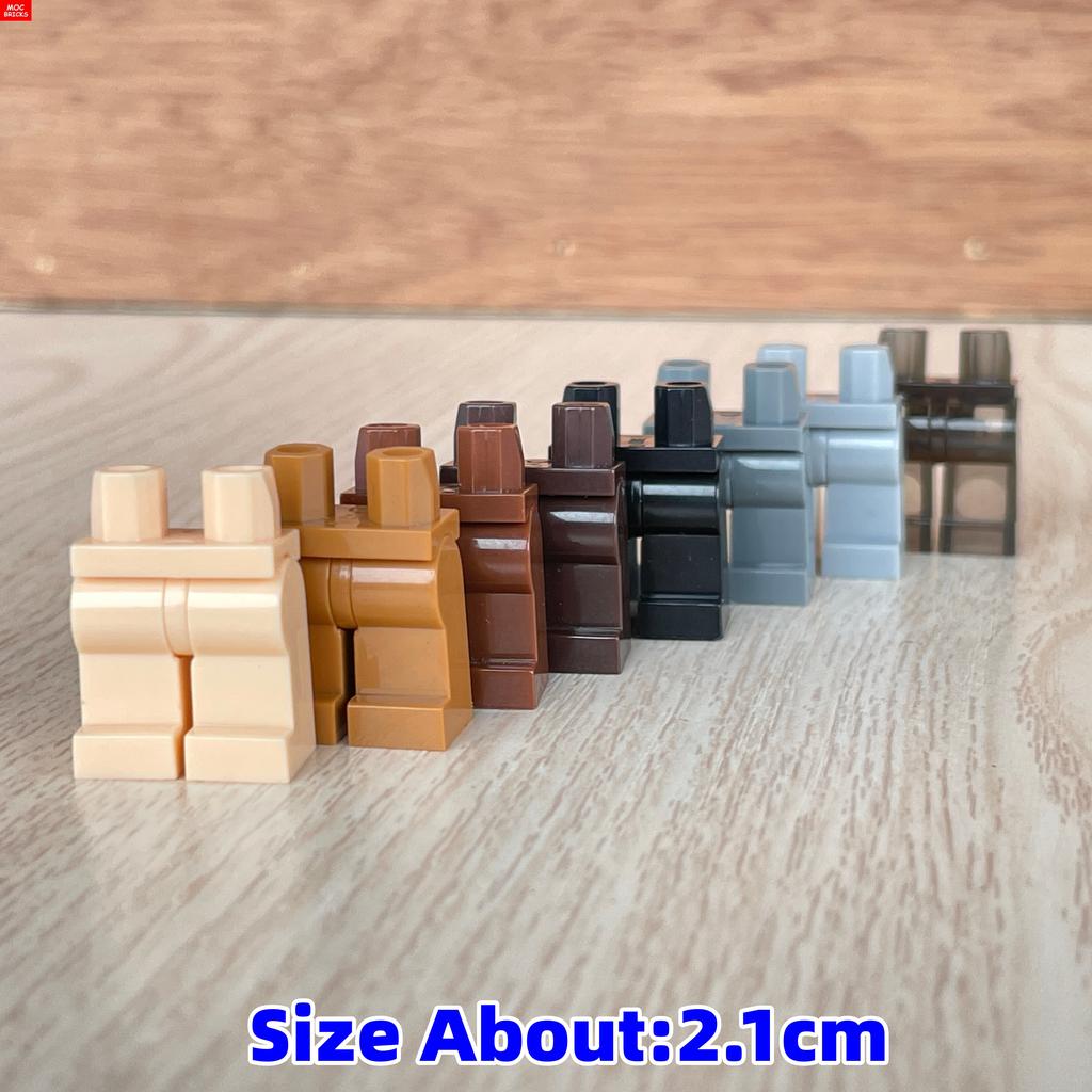 8 шт. Кубики MOC 17 мм Брюки Подвижные Короткие Ноги 970 см00 Часть Тела Одежда Модель Фигурка Сборка Строительные Блоки Игрушки Подарки