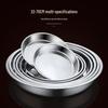 Сервировочная тарелка Lijia Kitchenware, круглая, из нержавеющей стали, 30 см