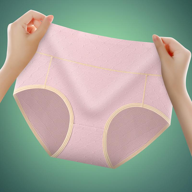 Женские трусы из графенового хлопка с высокой талией – удобные, дышащие, антибактериальные, с поддержкой живота и бедер