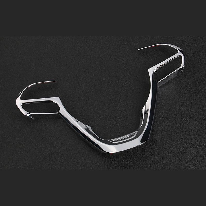 ABS хром для Jeep Grand Cherokee 2014 2015 2016 2017 аксессуары автомобильный руль кнопка переключения панель рамка крышка