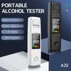 Portable Alcotester Alcohol Detector Non-Contact Alcohol Tester Digital LCD Display Breathalyzer Type-C Charging Auto Accessories Breath Tester