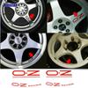 8 шт. Наклейка на диск OZ Racing Для дисков OZ Rally Racing Наклейки на спицы Черные Универсальные Аксессуары для тюнинга авто