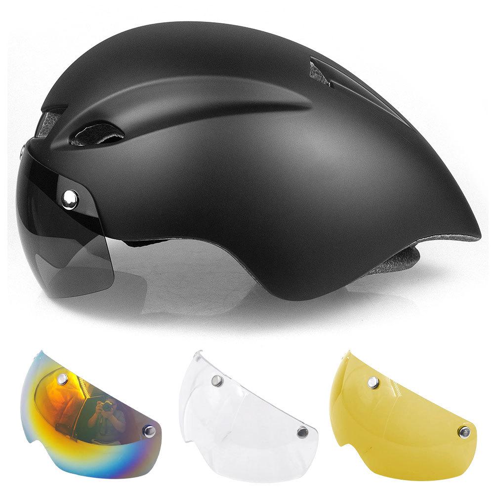 Шлем Wildside Triathlon TT с магнитными очками — новый велосипедный шлем, готовый к соревнованиям