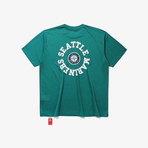 New Era SeaTTle Mariners Футболка Сетчатая Тиловый Зеленый 15147530