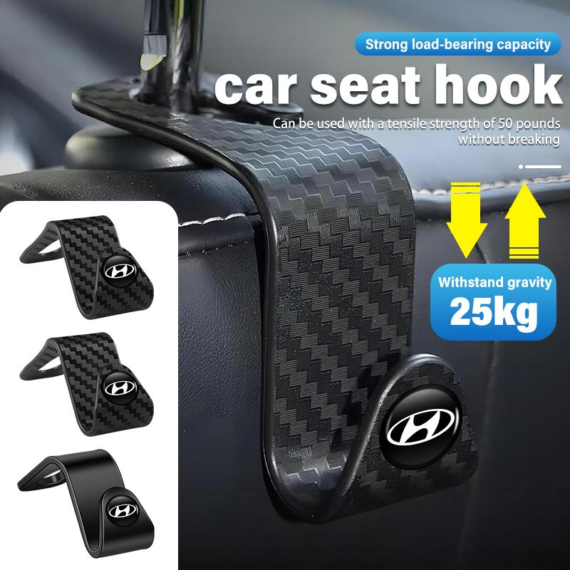 Car Headrest Hooks Hanger Seat Back Organizer Holder Auto Storage Accessories For Hyundai Azera GDI i10 i20 i30 i40 ix20 ix35 XX1