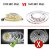 USB COB лента DC5V 320Leds/M Белый/Красный/Желтый Светильник для шкафа Подсветка телевизора Гибкая светодиодная лента для освещения Домашний декор Лампа