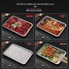 NHZHIW 430 Stainless Steel Perforated Steaming Tray