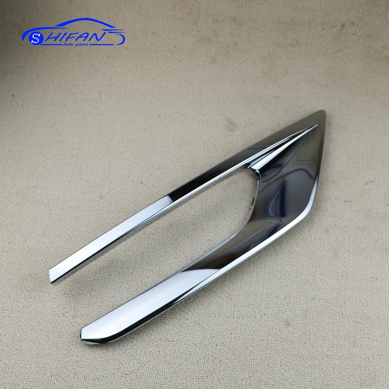 31663539 31663540 Front Bumper Fog Lamp Cover Grille Chromium plated bright strip For Volvo XC90 2020 2021 2022 Car Accessories