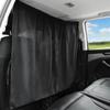 Universal Car Partition Curtain Sealed Taxi Cab Partition Protection and Commercial Vehicle Privacy Curtain