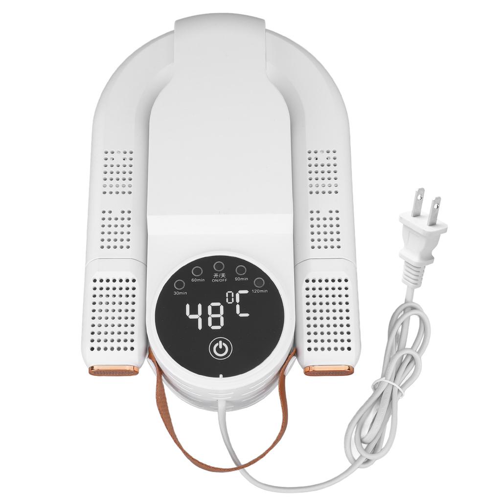 Электрическая сушилка для обуви с таймером, складная, с сенсорным управлением, циркулирующая на 360 градусов, сушилка для обуви с горячим воздухом