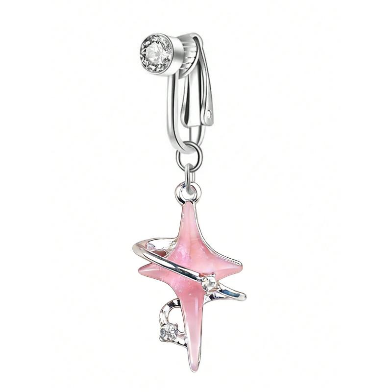 Crystal Steel Belly Button Sexy Navel Piercing Navel Women Dangling Body Navel Jewelry Belly Button Rings Charm